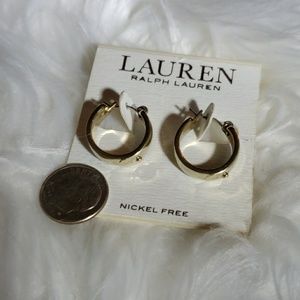 Ralph Lauren small hoop earrings